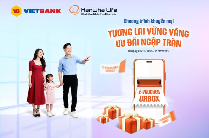 Chương trình khuyến mại: “TƯƠNG LAI VỮNG VÀNG – ƯU ĐÃI NGẬP TRÀN”